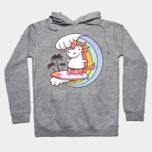 Surfing Unicorn Hoodie